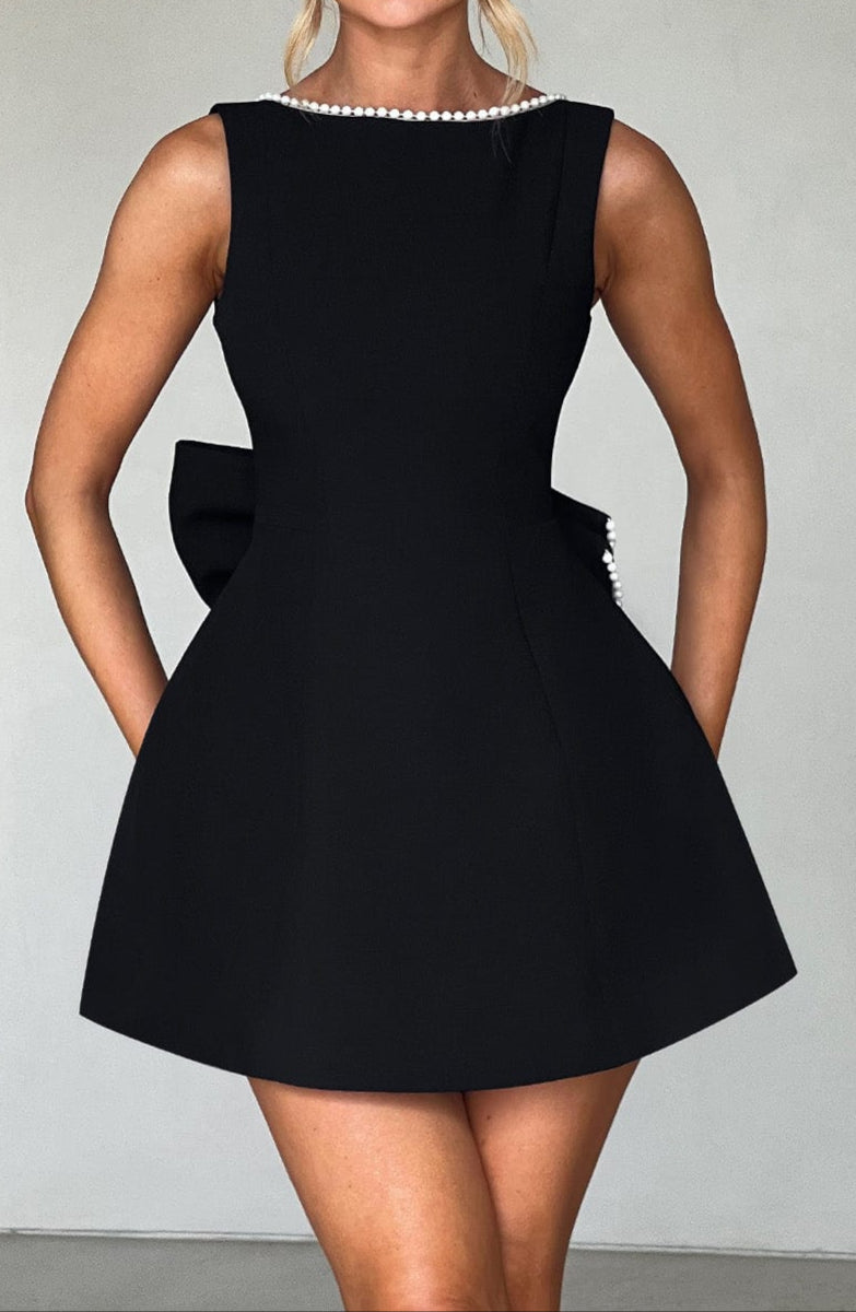 Alicia Mini Dress - Black