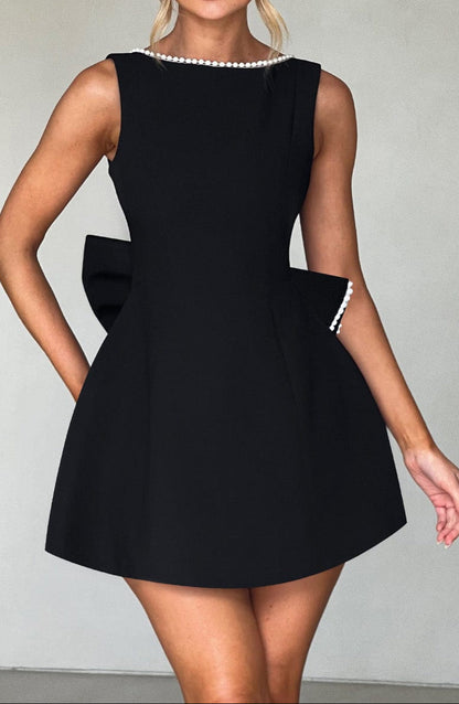 Alicia Mini Dress - Black