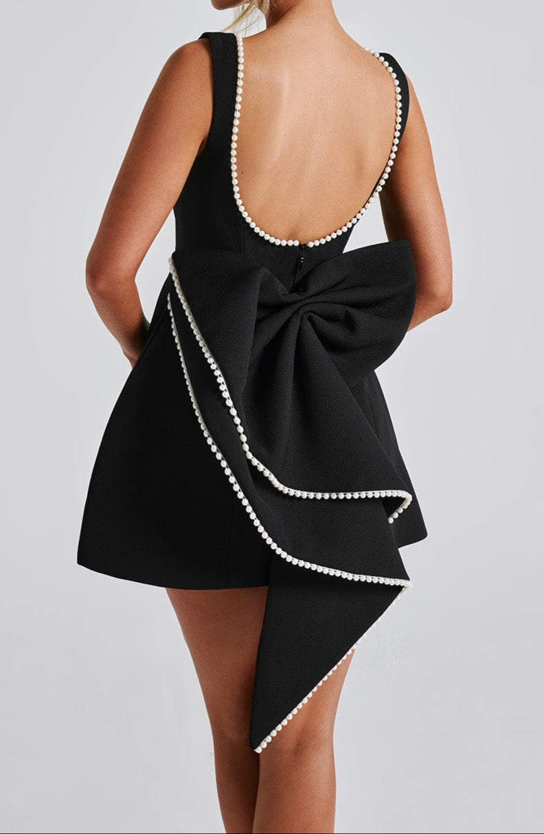 Alicia Mini Dress - Black