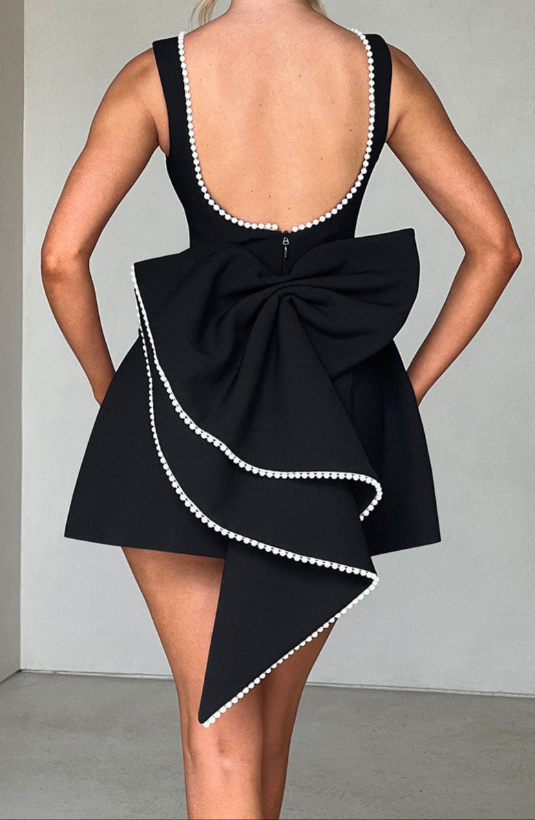 Alicia Mini Dress - Black