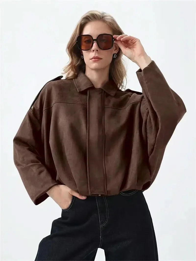 SUEDE BOMBER JACKET