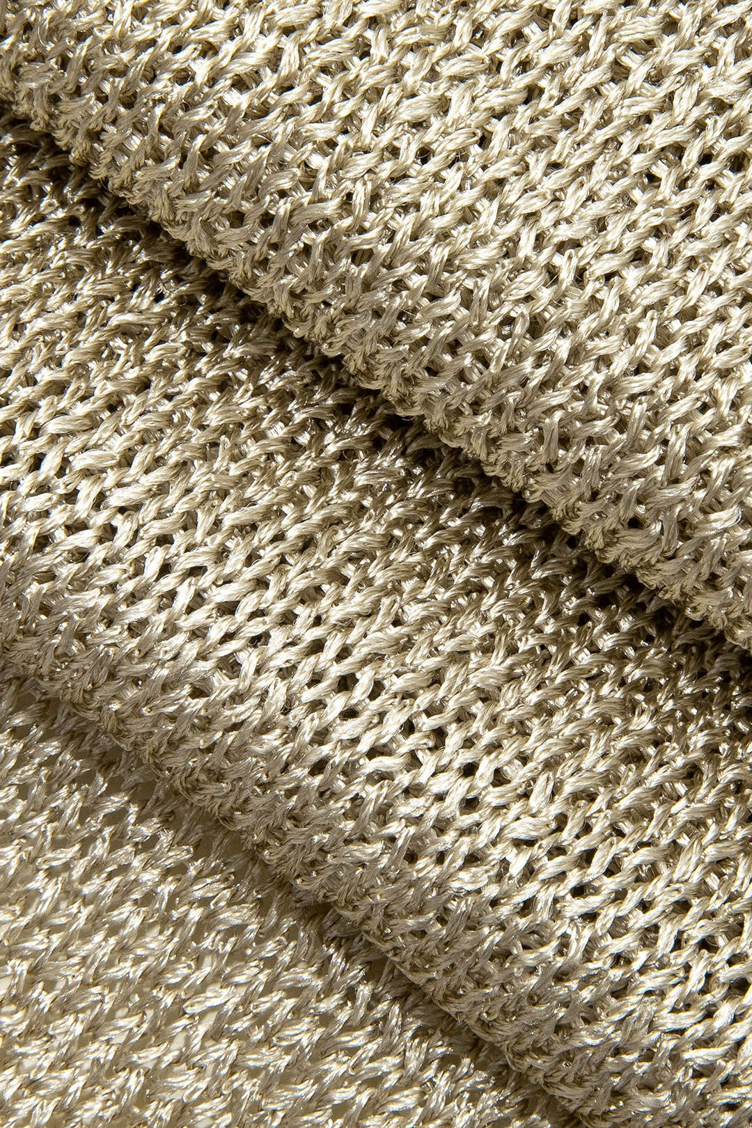 Selene Metallic Backless Knit Maxi Dress