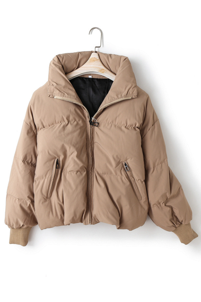 Fashionable and Versatile Slim Loose Short Cotton Jacket