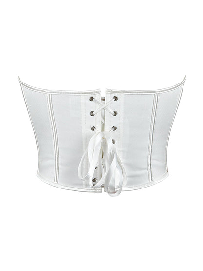 Mesh Breathable Heart Shaped Corset Top