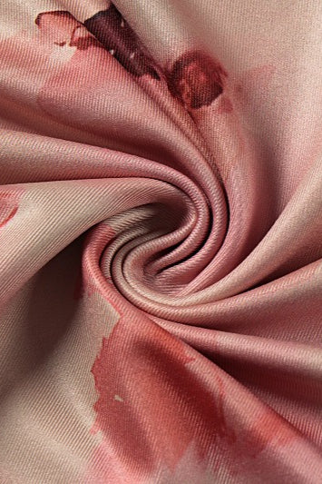 Floral Spaghetti Strap V-Neck Backless Waist Tie Maxi Dress