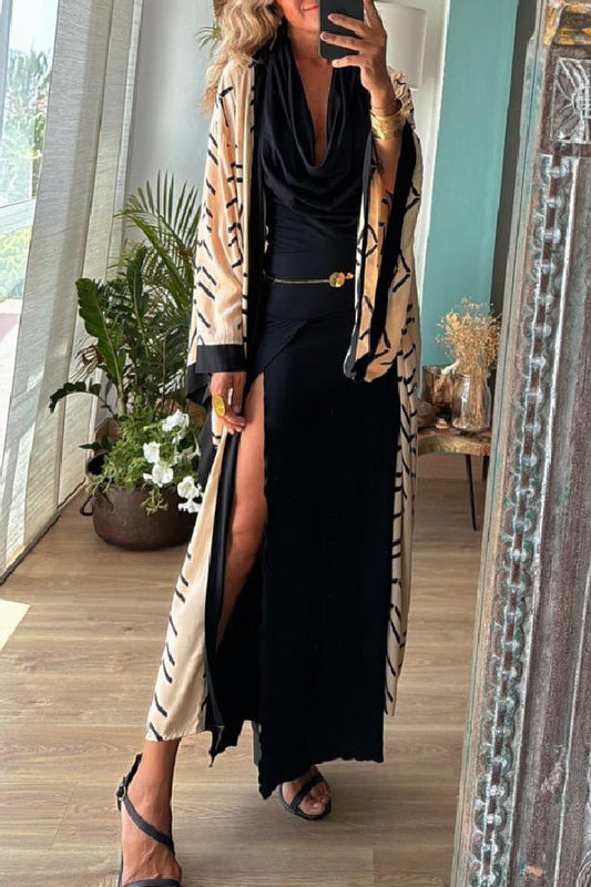 Paro Long Sleeve Simple Robe