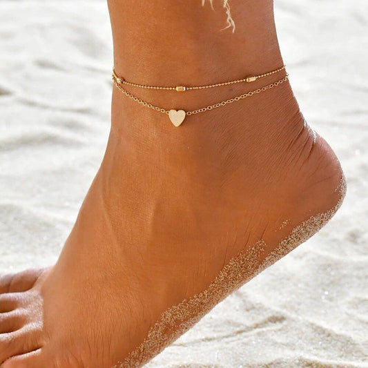 Julia Heart Ankle Bracelet