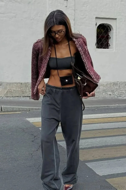 Chanel-style Tweed Elegant Cropped Jacket