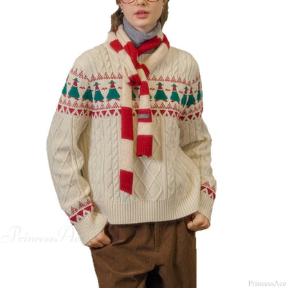 Christmas Tree Vintage Fair Isle Sweater