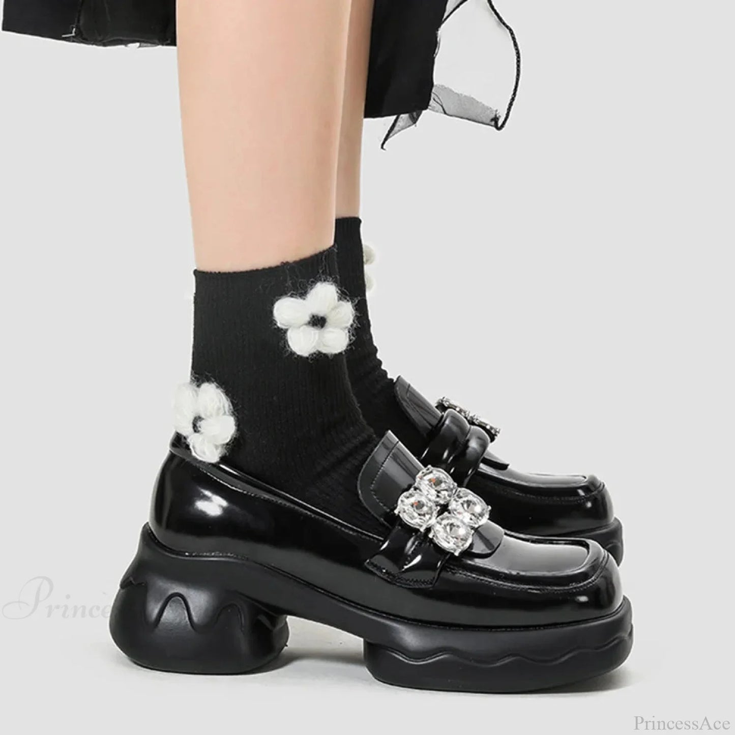 Chunky Leather Elevated Informal Sneaker