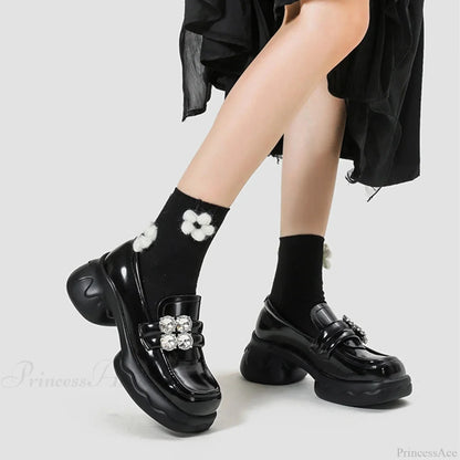 Chunky Leather Elevated Informal Sneaker