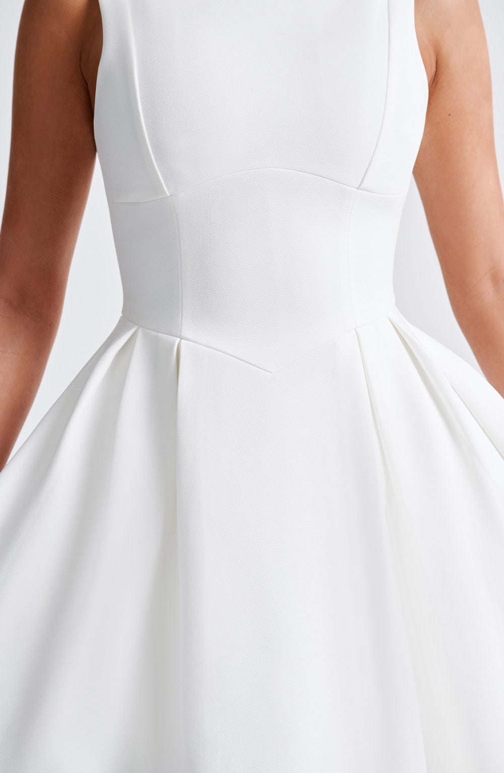 Alejandra Midi Dress-Ivory
