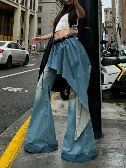 Cleaned Medieval Merging Flared Pant