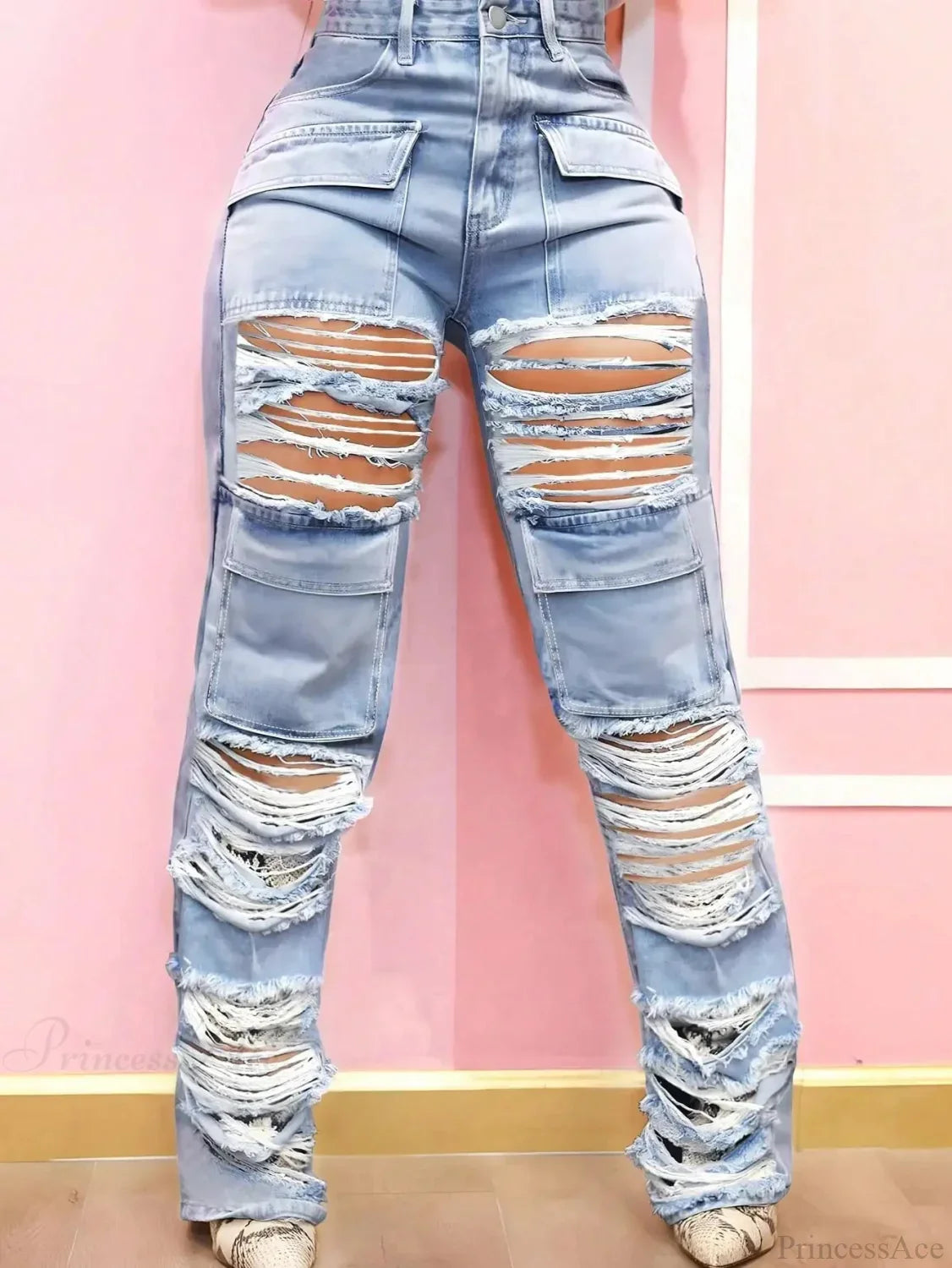 Cleansed Medieval Flap Pocket Trouser