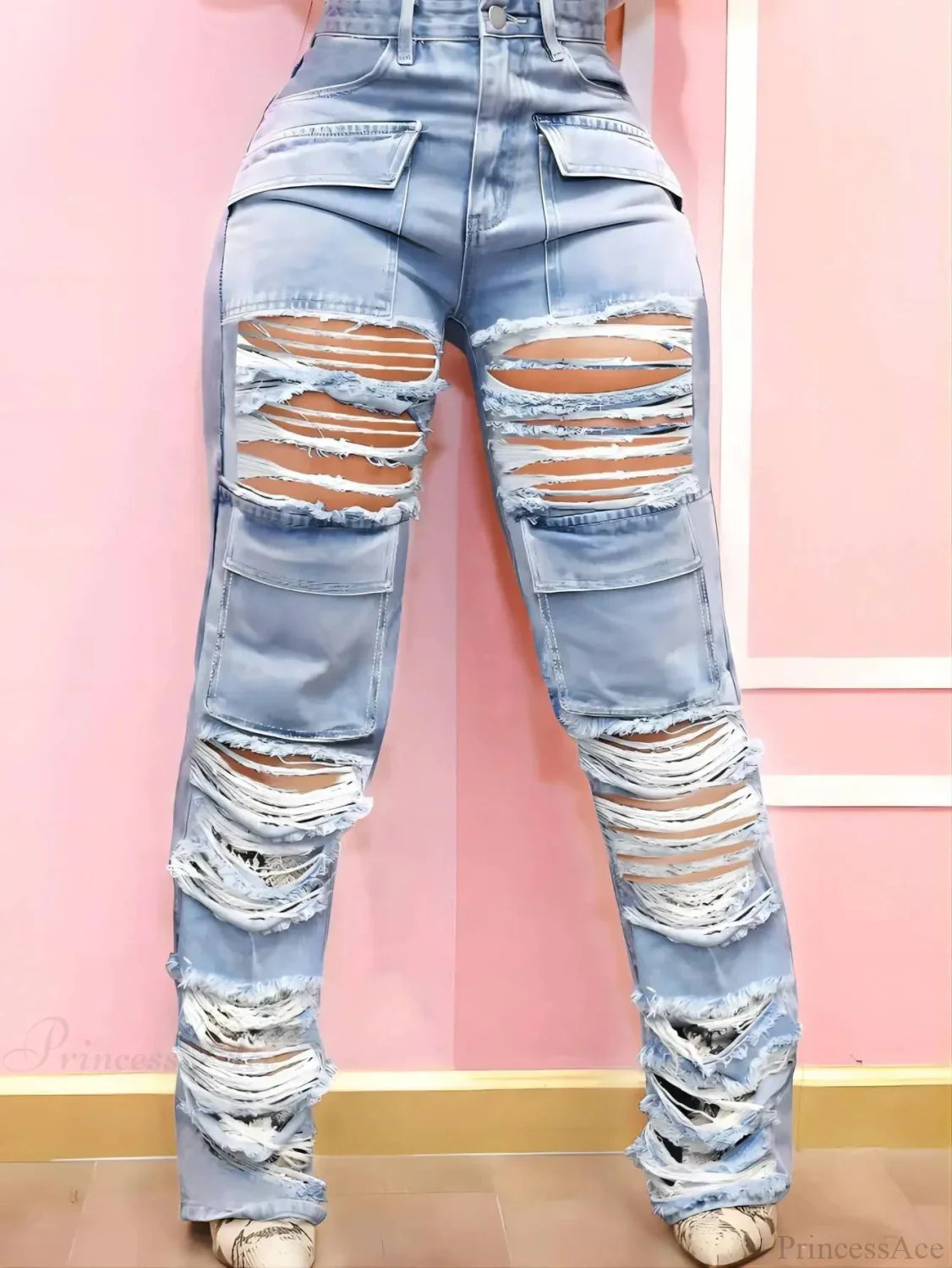 Cleansed Medieval Flap Pocket Trouser