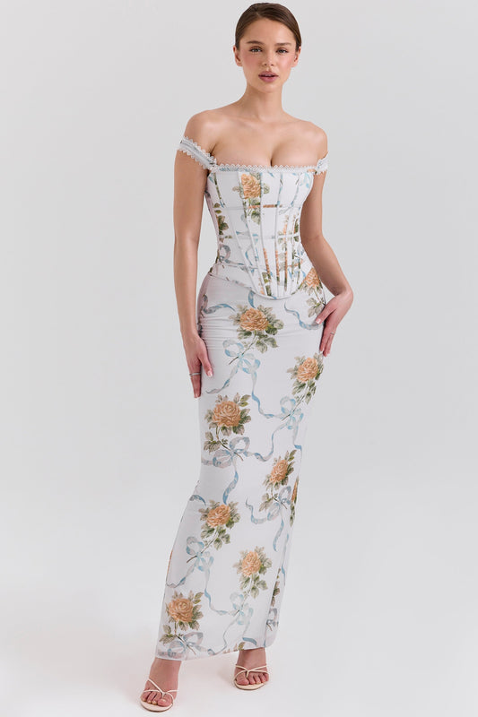 White – Vintage-Inspired Bodycon Sleeveless Dress