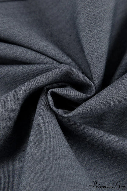 Color Block Wide Leg Tailored Pants