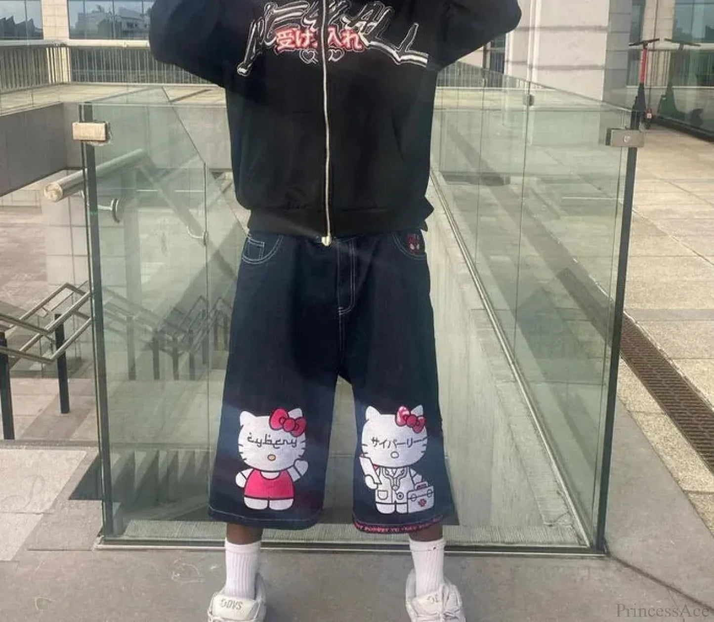 Comic Pictorial Denim Short