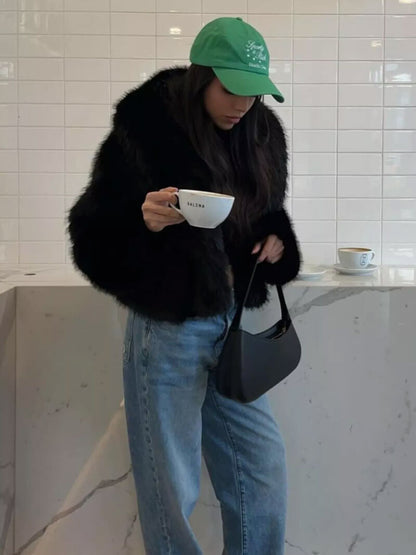 Cozy Oversized Faux Fur Coat