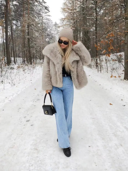 Cozy Oversized Faux Fur Coat