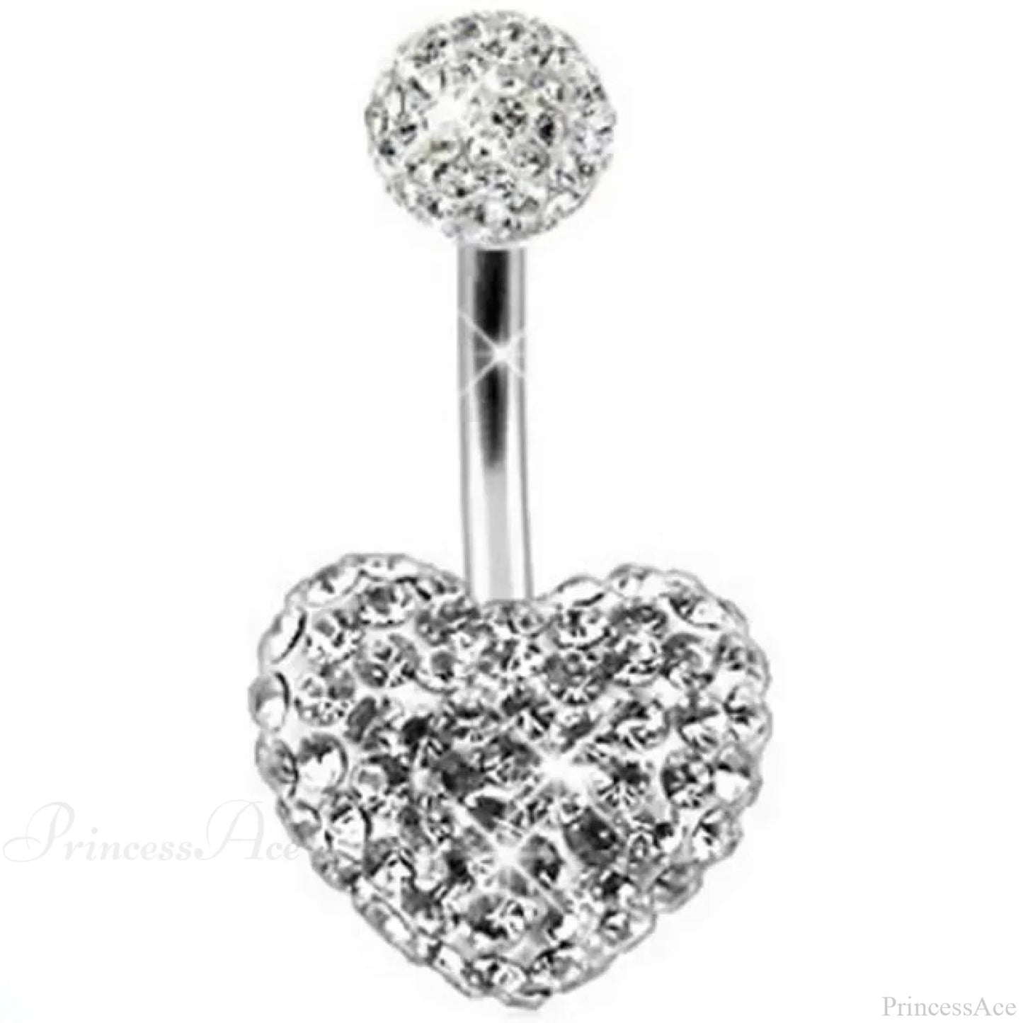 Crystal Dangle Gothic Belly Ring