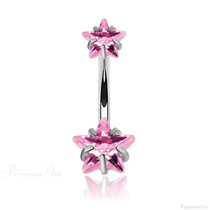 Crystal Dangle Gothic Belly Ring