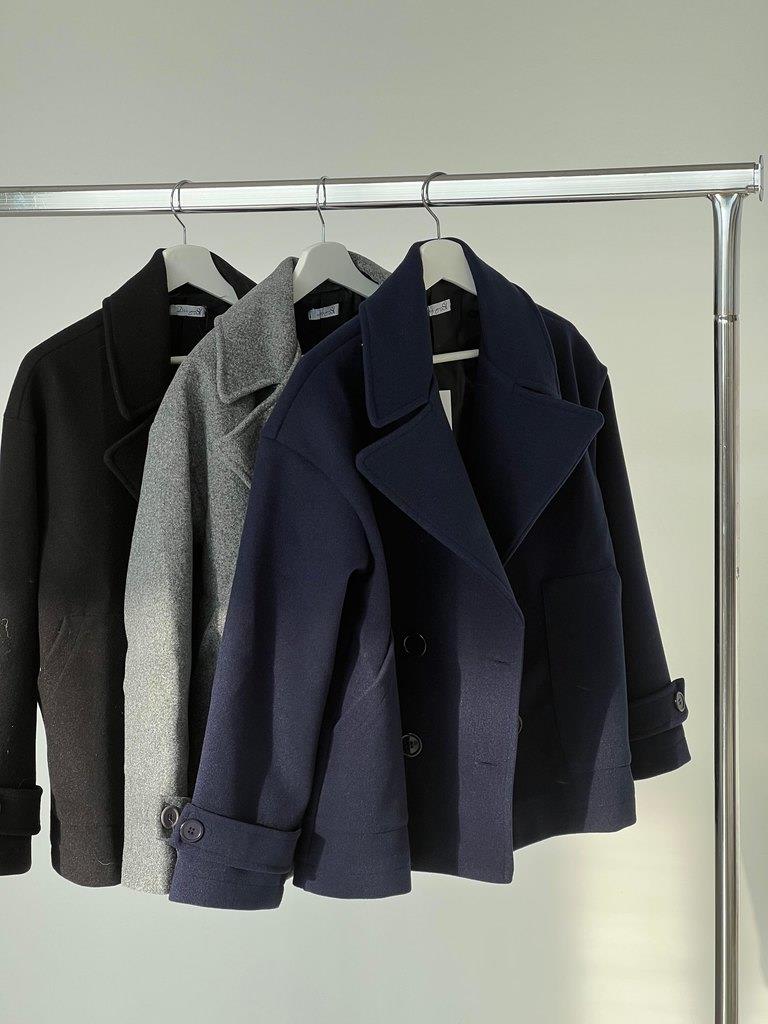 Ginalli Coat - Navy Original