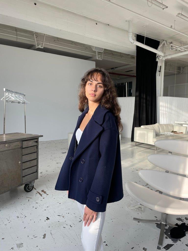 Ginalli Coat - Navy Original