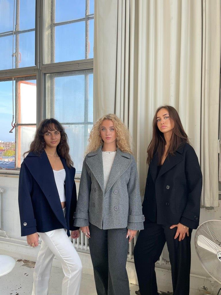 Ginalli Coat - Navy Original