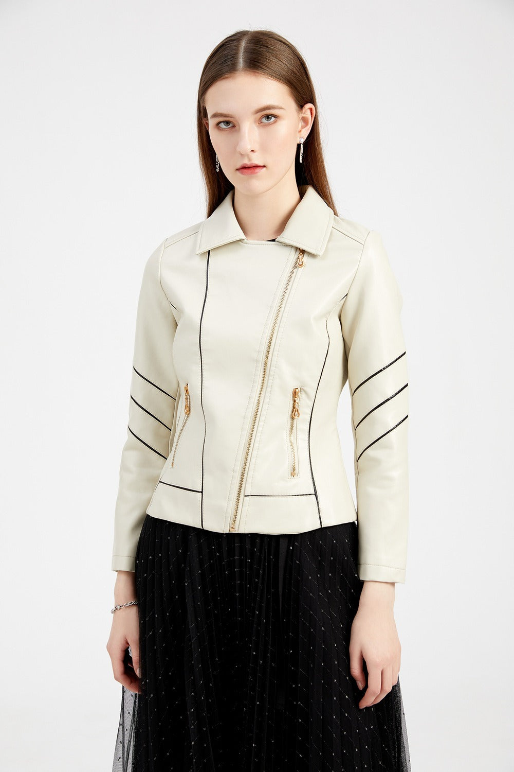 Lightweight PU Moto Jacket