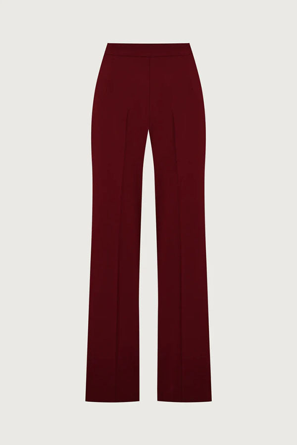 Vita Mesh Patchwork High Neck Wide Sleeve Bodysuit and High Rise Pocket Slit Pants Set