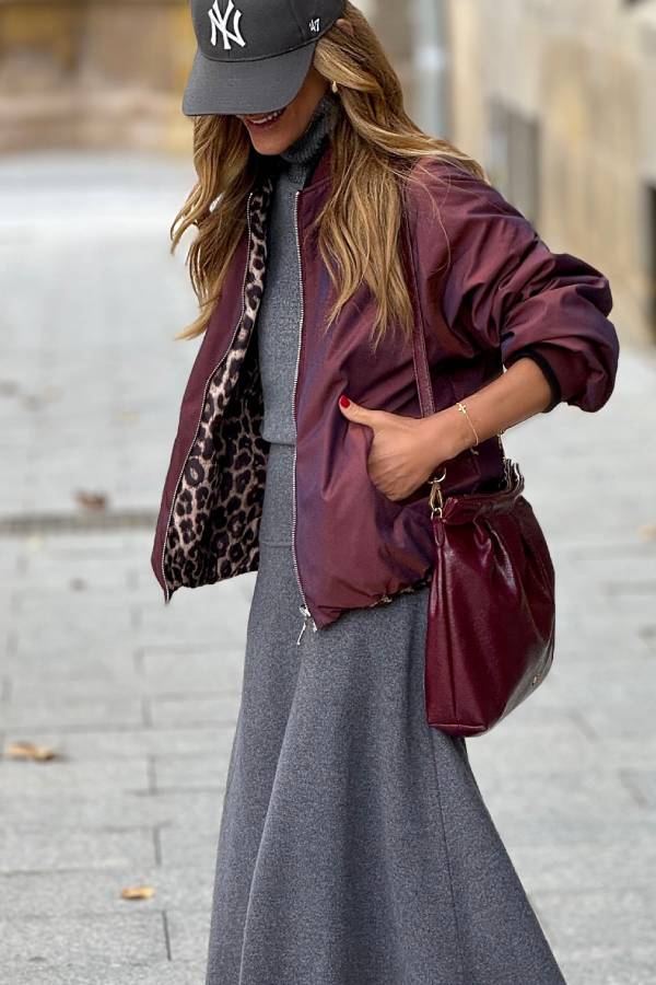 Bourgogne and Leo Bomber Reversible (2 in 1)