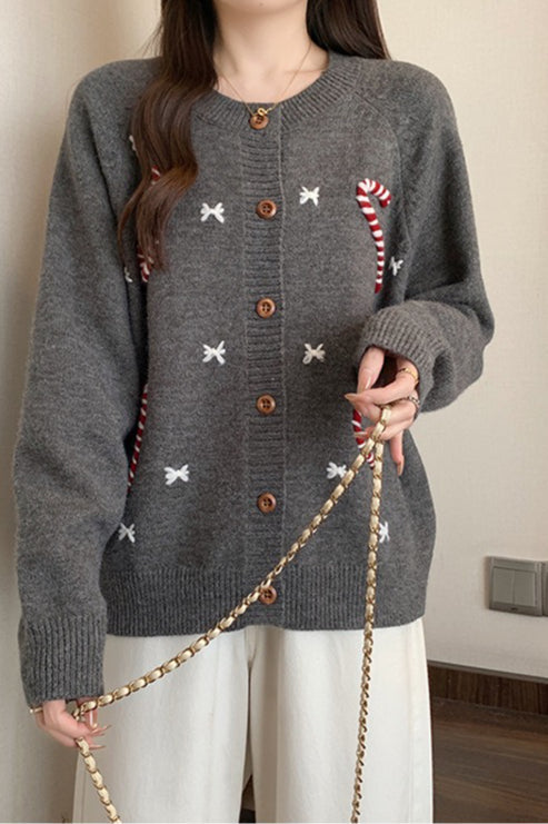 Soft Crochet Knit Cardigan