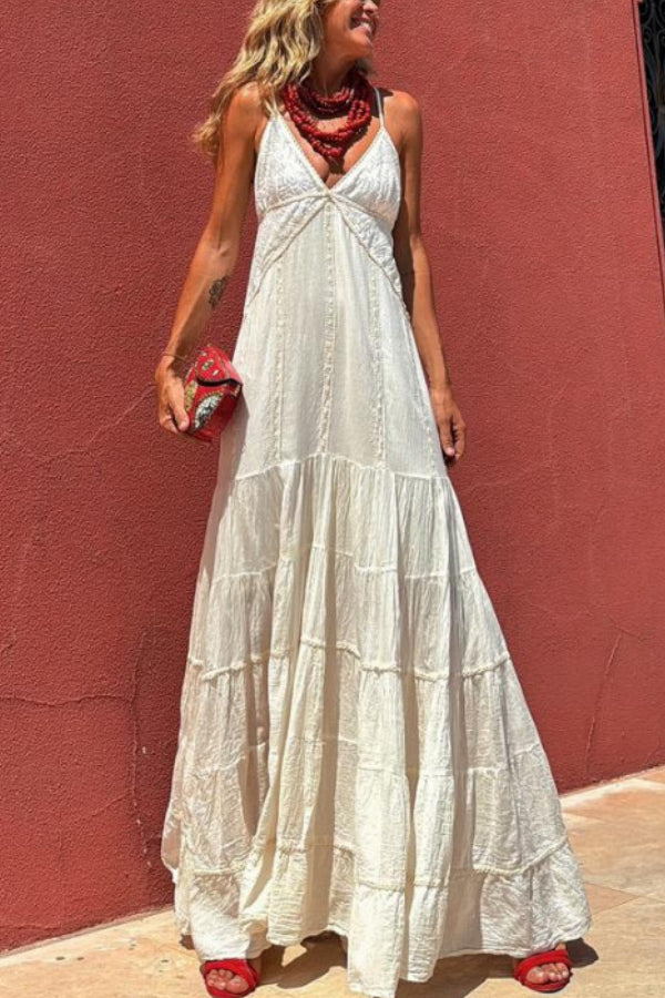 Sicily White Resort Dress