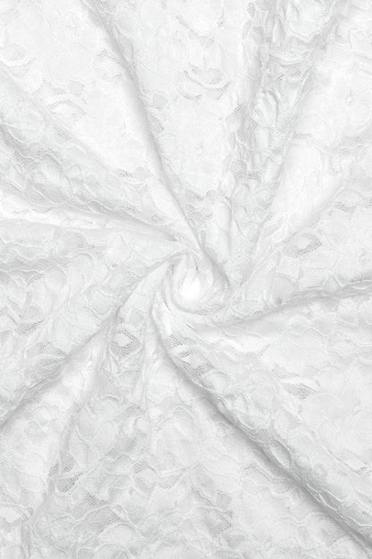 Lace High-Waisted Bodycon Skirt