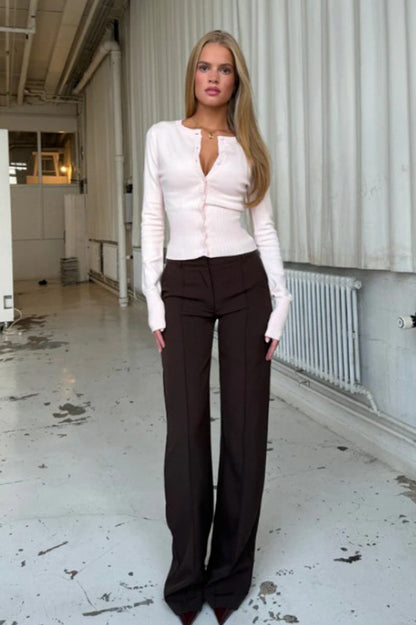 Slim Fit Long Sleeve Cardigan