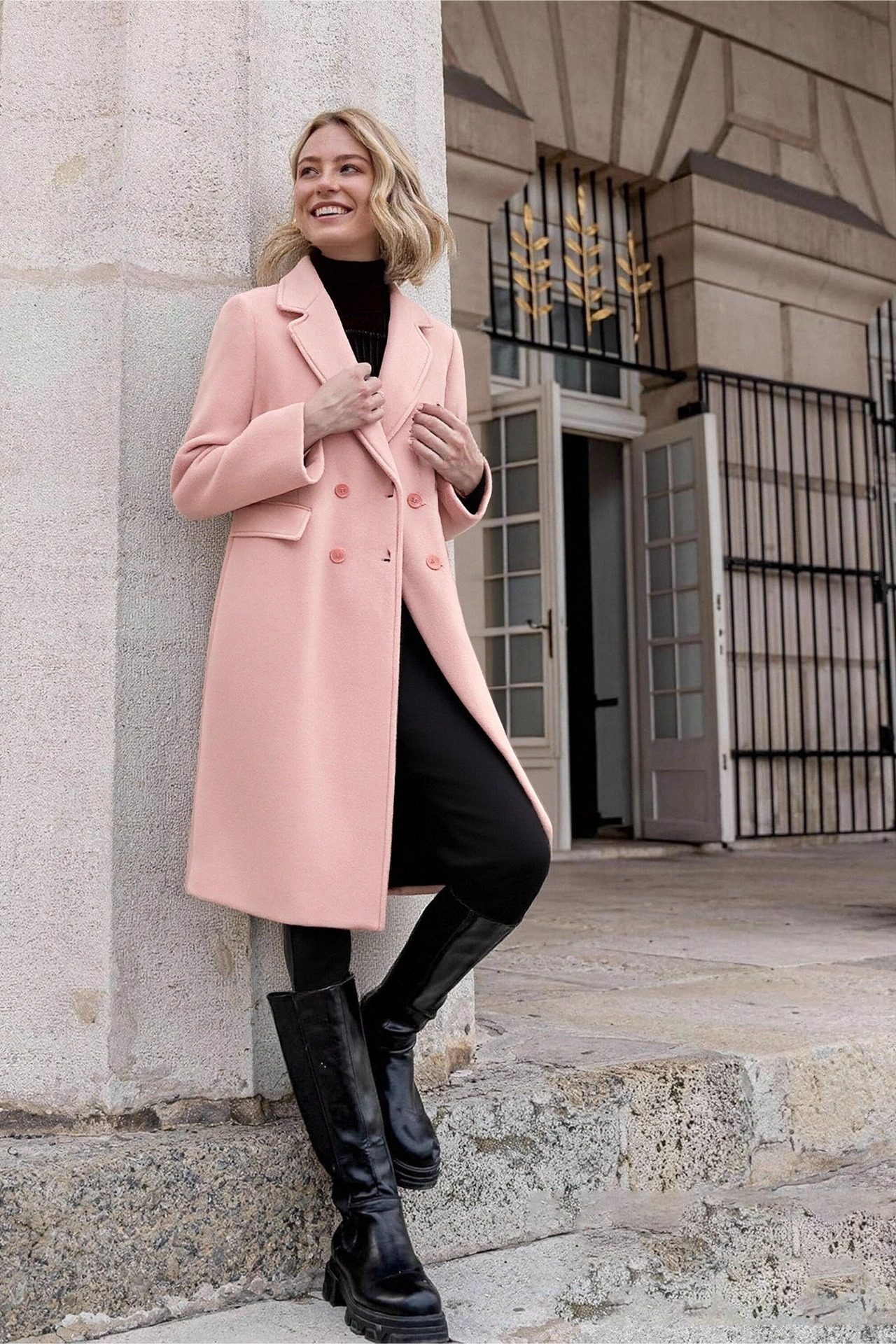 Wool Blend Loose Chic Slim Elegant Overcoat