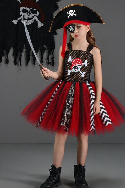Pirate Princess Dress Kid Halloween Costume