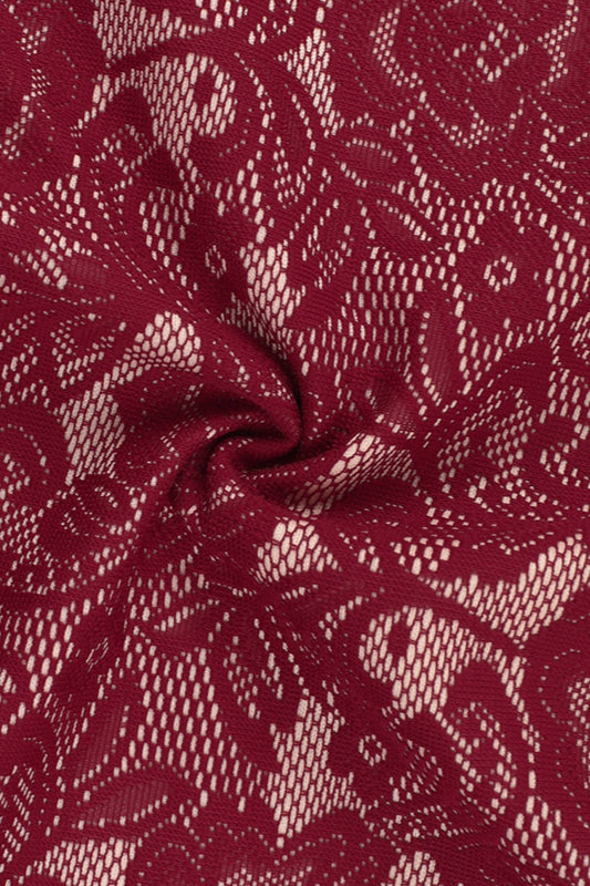 Lace Halter Bodycon Maxi Dress