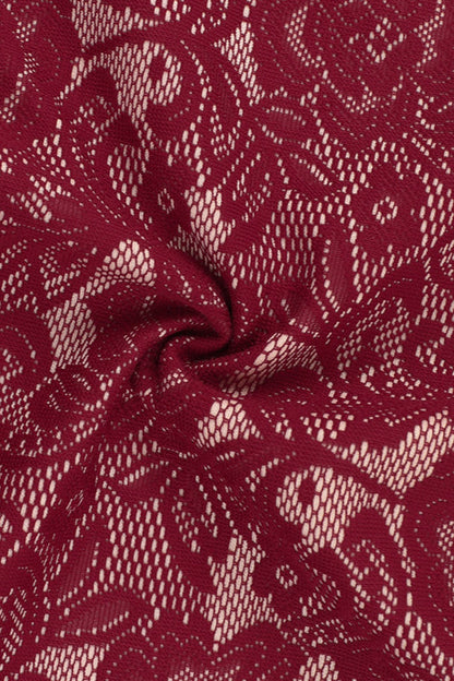 Lace Halter Bodycon Maxi Dress