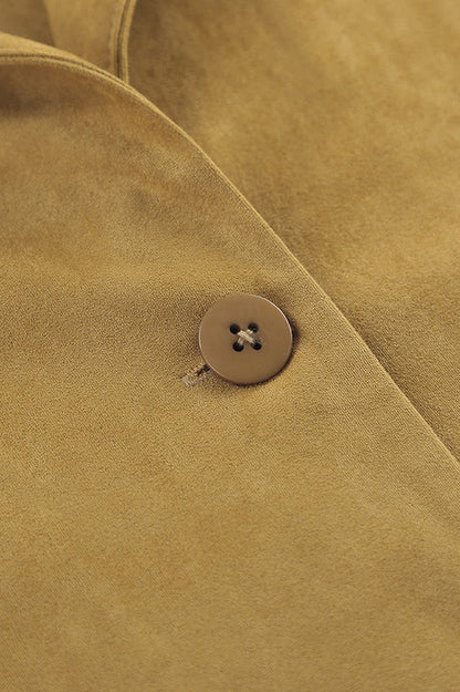 Faux Suede Commuter Jacket