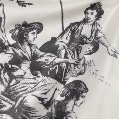 Self tie halter print ruched cami midi skirt set