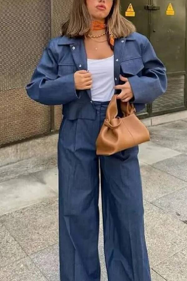 Fashion cowboy Two-Piece Set