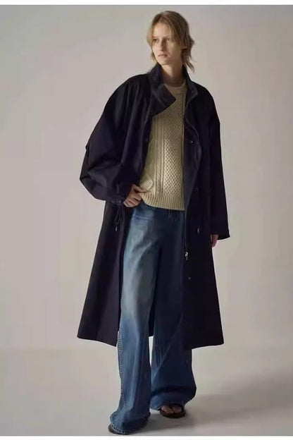 High Waist Black Wide Leg Jean