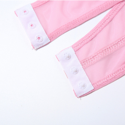 Halter self tie button mesh ruched maxi dress