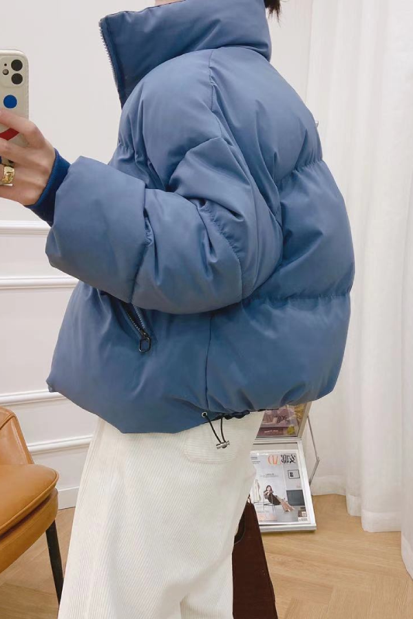 Fashionable and Versatile Slim Loose Short Cotton Jacket