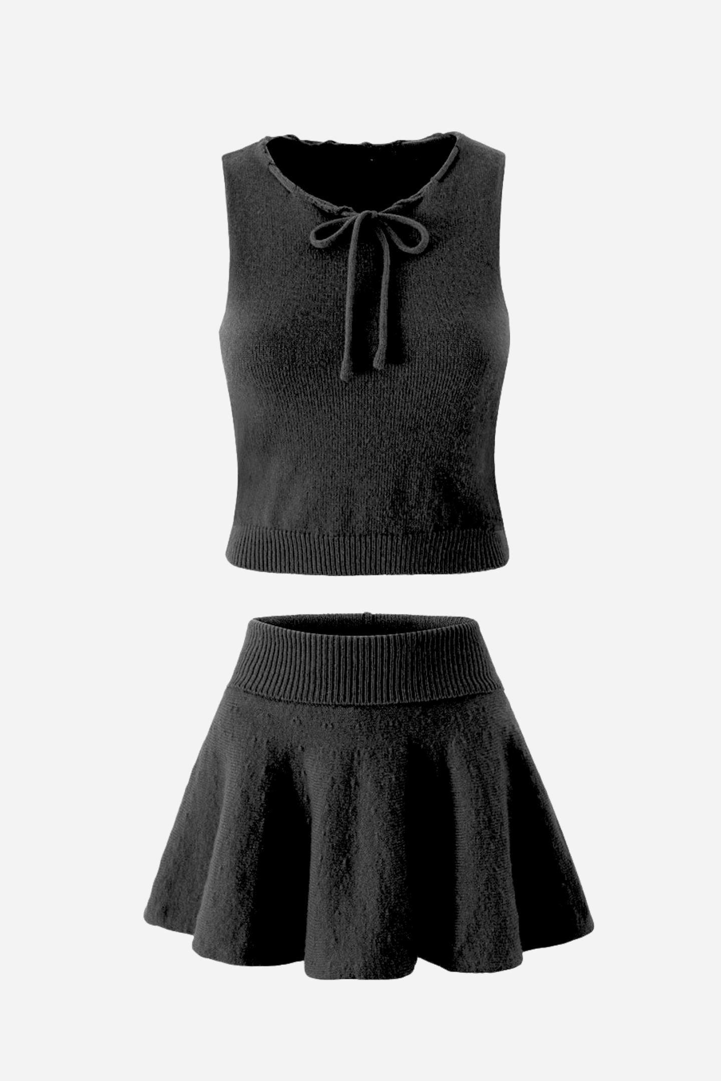 Federica Knit Tank Top & Mini Skirt Set