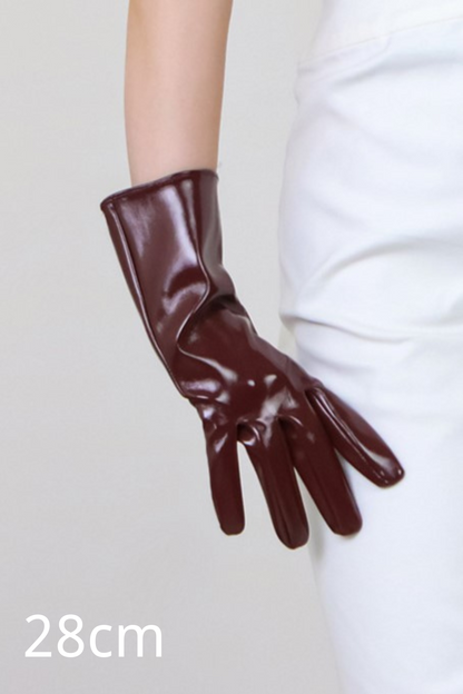 Alison PU Leather Gloves