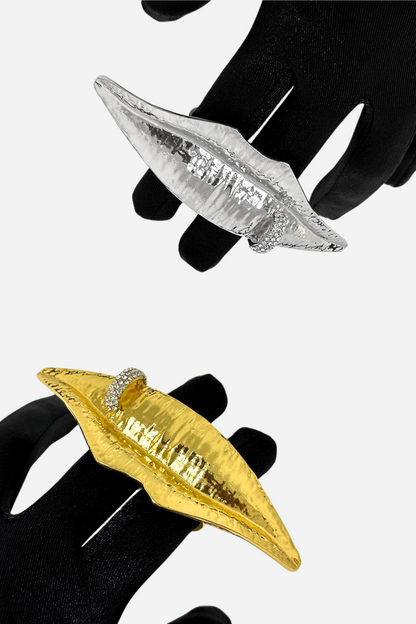Maxine Lip Diamond Ring