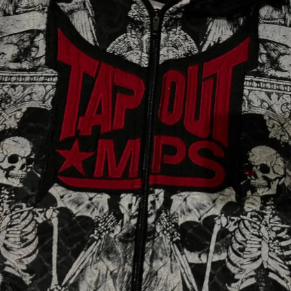 Dark Crimson Letter Antique Hoodie